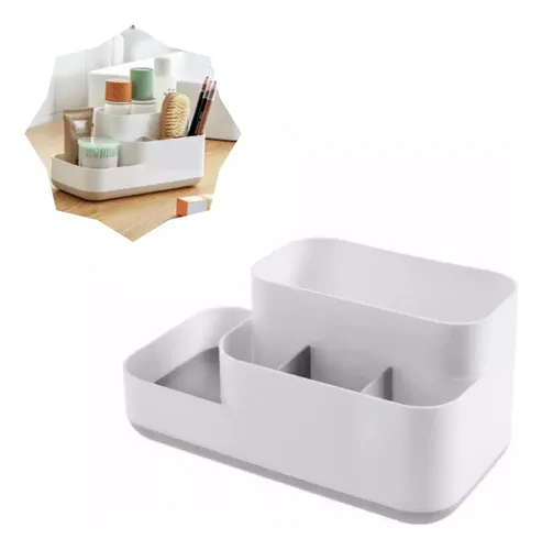 Organizador De Maquillaje Blanco Oh My Shop 5 Compartimentos