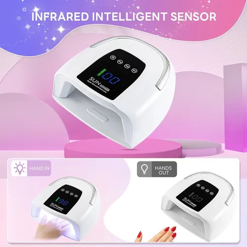 Lámpara Uv/led De Uñas 200w Be Enle S20 Max Inalámbrica