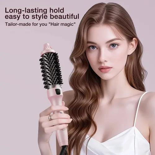 Cepillo Redondo Para El Cabello Con Cerámica Iónica Purple