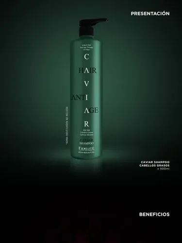 Fidelite Shampoo Cabellos Grasos Caviar Pote Grande