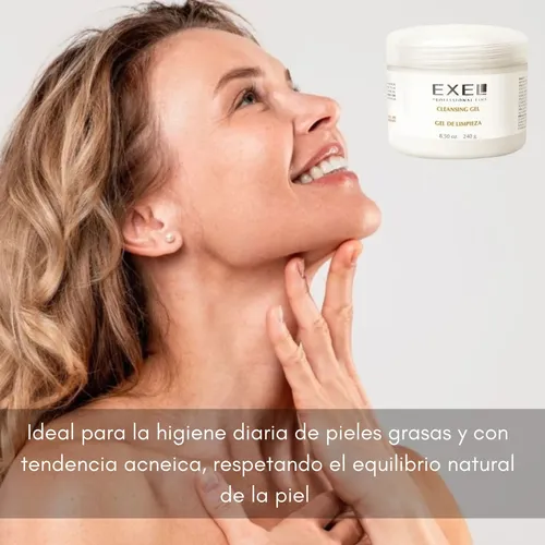 Gel Limpieza Facial Exel Antiacne Poros Suavidad 240ml
