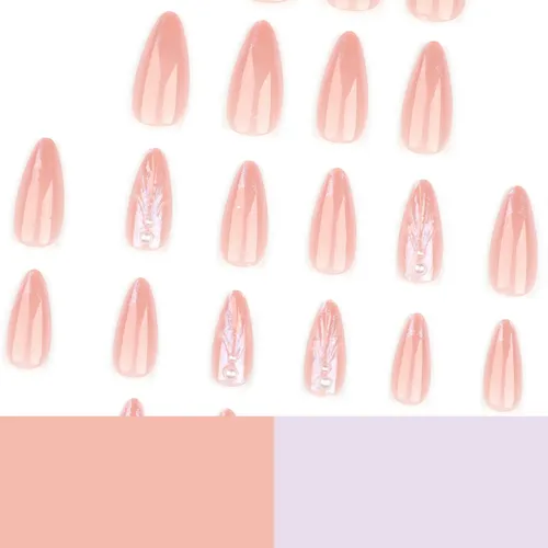 Xw. Aflorish- Pegatinas De Uñas De Almendras Y Conchas