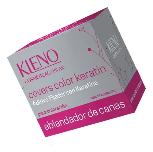 Ablandador De Canas Covers Color Keratin Kleno Fijador X 24
