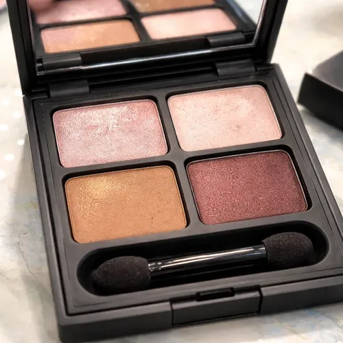 Paleta Cuarteto Sombras Ojos Azul Marrón Nude