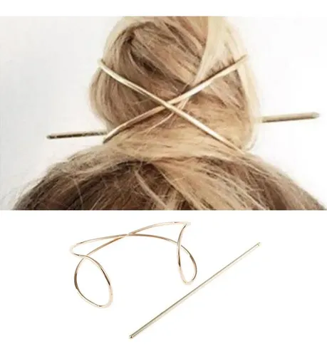Accesorios Para El Cabello Para Mujer Boho Horquilla Oro