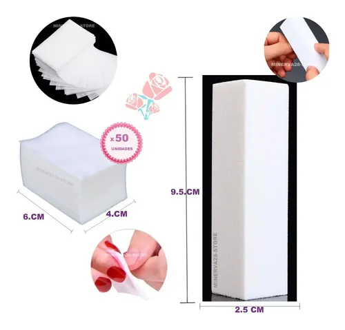 Kit Removedor De Esmalte, Lima Repujador Wippes Semipermanen