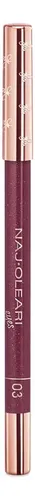 Delineador Lápiz De Ojos Naj Oleari Luminous Eye Pencil Color 03 Pearly Burgundy