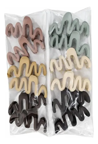 Broches Para El Pelo X6 Mate Cabello Mujer Urbanchic 1020