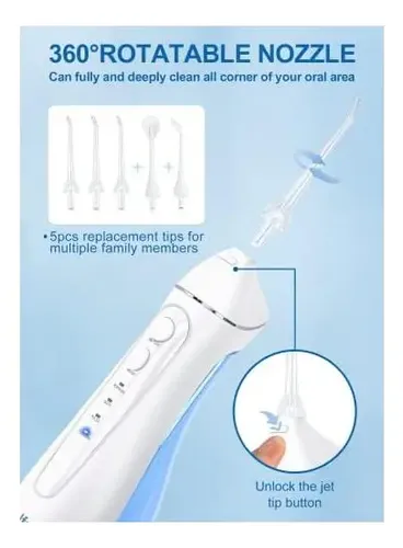 Limpiador De Hilo Dental Con 4 Modos De Irrigador Bucal 02_blanco.