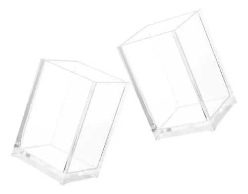 2 Soportes Acrílicos Para Brochas De Maquillaje, Tocador