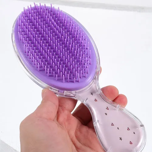 Cepillo Desenredante Para Cabello Con Dibujos Animados Para