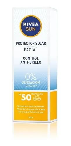 Nivea Sun Facial Matificante F50 Prot. Solar 50 Anti/brillo