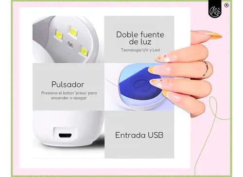 Kit Uñas Soft Gel Principiantes Esmaltado Semipermanente