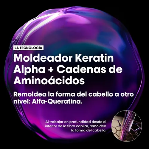 Máscara Keratin Alpha Sleek L’oréal Professionnel X 500g