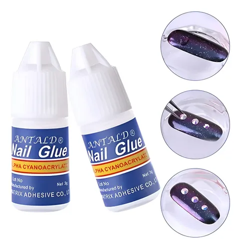 Pegamento De Uñas Nail Glue Tips Esculpidas