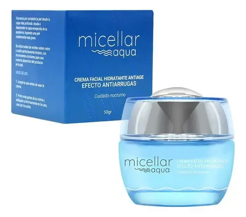 Crema Facial Antiarrugas Micellar Aqua X50g Dr.duval