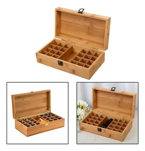 Caja De Almacenamiento De 25 Rejillas Para Aceites H
