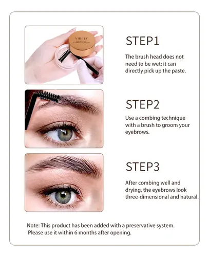 Cera Cejas Gel Fijador Moldeador Secado Rápido
