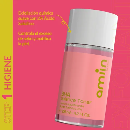 Tonico Equilibrante Salicílico 2% Bha Amiin Idraet 125ml