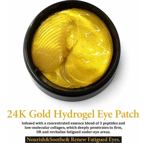 Mascarilla Ocular 24k Oro Con Colágeno Y Caféina