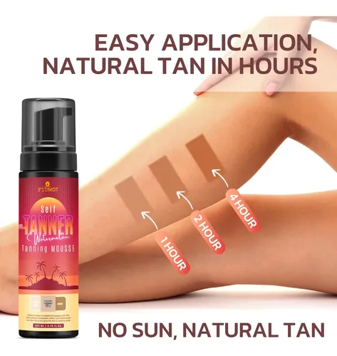 Mousse Autobronceadora Fiumot Para Un Brillo Natural Bañado