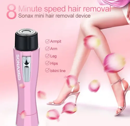 Mini Depiladora Mujer Electrica 11cm Inalambrica Axila Cavado Vello Facial Microcentro