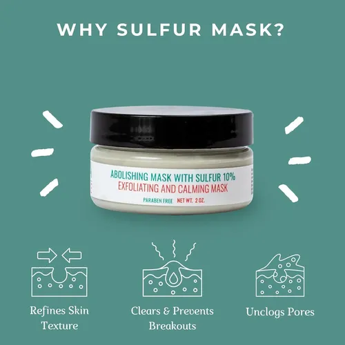 Mascarilla De Azufre Ninja Skincare 10% Para Acné