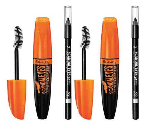 Set De Rímel Y Delineador Rimmel Scandaleyes Curve Alert