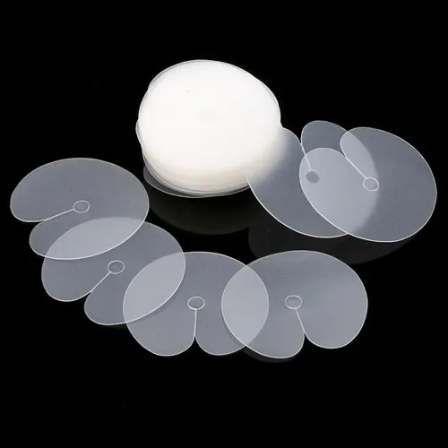 // 100pcs Pro Clear Extensiones De Cabello Fusión Protector