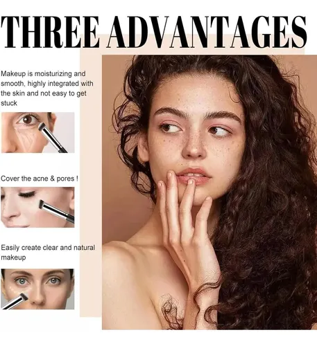 Corrector De Ojeras Colorido Talzpro 4 Tonos Con Brocha
