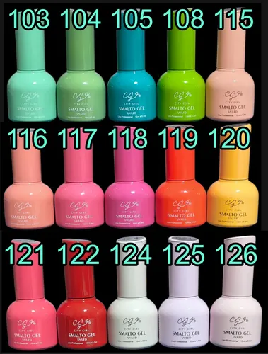 Esmaltes Semipermanente X 12 City Girl 10ml