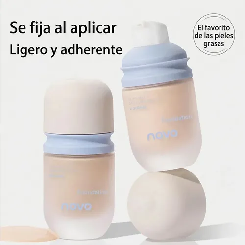 Base Maquillaje Liquido Mate Suave Piel Sin Brillo 01