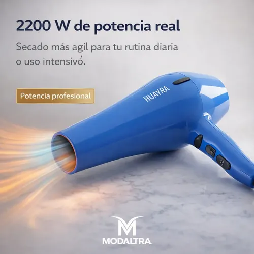 Secador De Pelo Profesional 2000w Master Tools Huayra Mt600