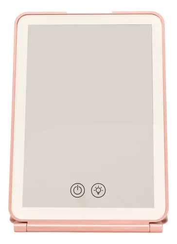 Espejo De Maquillaje Con Luz Led, Plegable, 3 Colores &sz