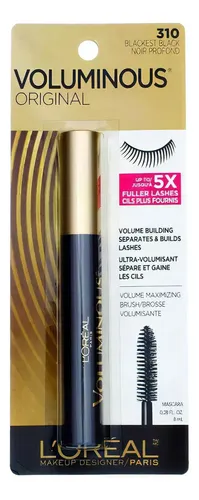 L´Oréal Voluminous 310 Blackest – Ml Color 310 Blackest Black