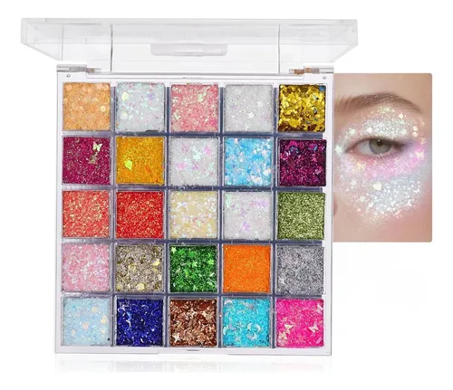 Gel Brill Para Cara Y Cabello 25 Colores Dageda