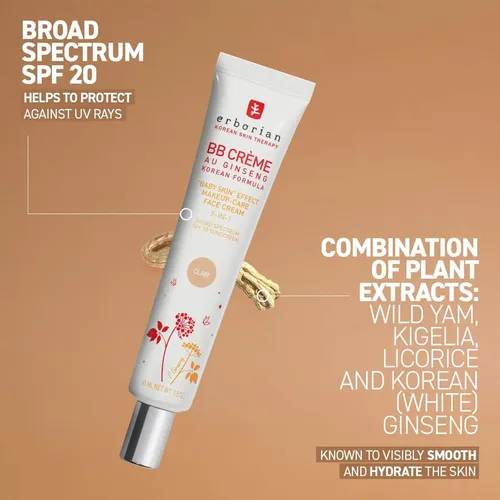Bb Cream Matte Spf 20 Erborian Chocolate 1.5 Fl Oz