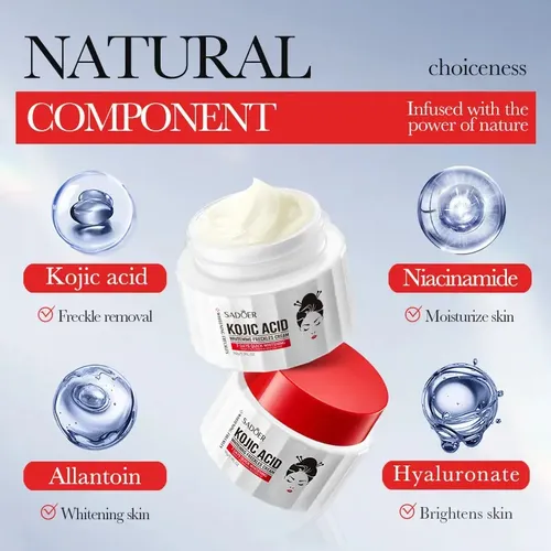 Crema Blanqueadora De Melanina Con Ácido Kójico Que Elimina