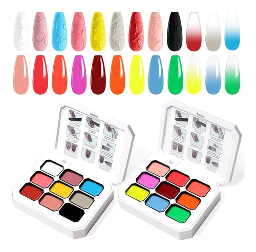 Juego De Geles De Gradiente Para Uñas 18 Colores U-shinein