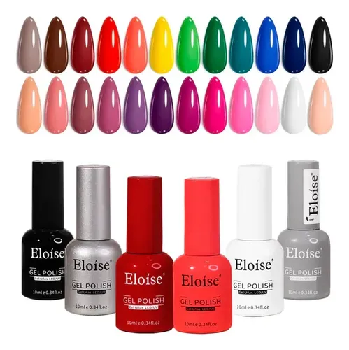 Esmalte Semipermanente P/uñas Gel Polish Uv/led Eloise