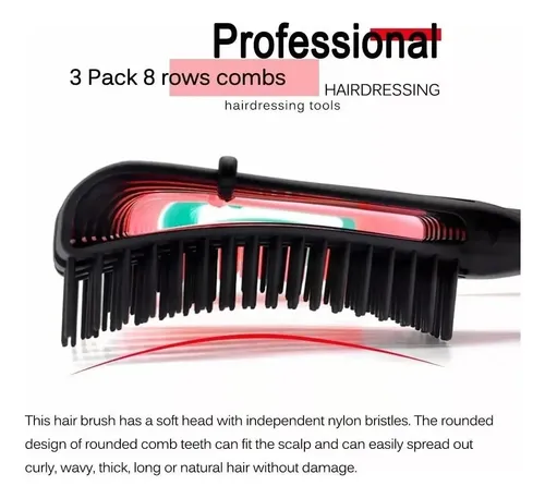 Peine De Masaje De Pulpo Adecuado Para Cabello Rizado Y