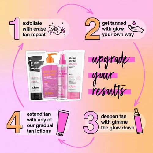 Gel Autobronceador B.tan Clear Glow Your Own Way 480ml
