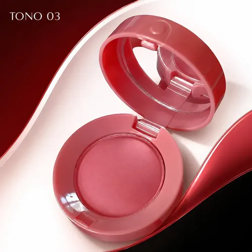 Rubor Blush En Polvo Con Espejo Compacto Rostro Veoquiero
