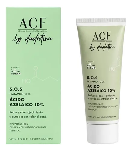 Acf By Dadatina Sos Acido Azelaico 10% Control Acne 30gr Acneica Día/noche