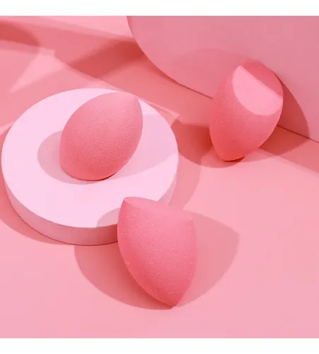Esponja De Maquillaje Angular De Doble Uso Sin Látex