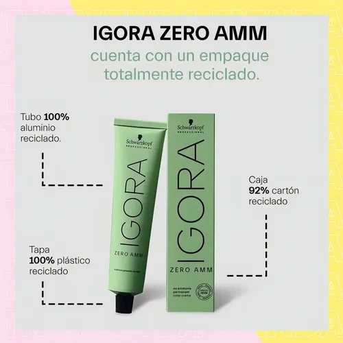 Coloración Permanente Schwarzkopf Igora Zero Amm 60g Tono 5-0