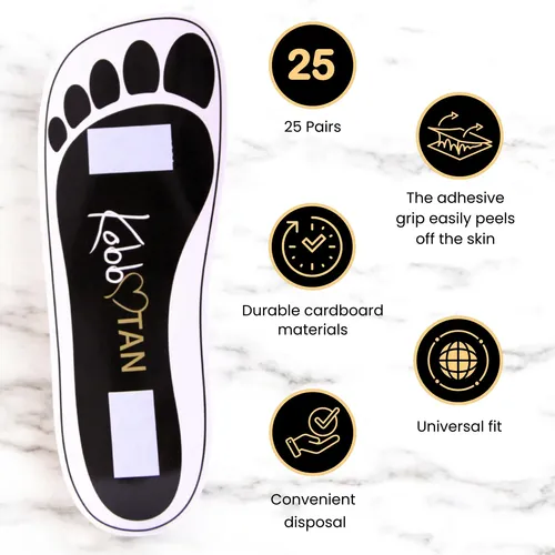 Protectores Desechables Antideslizantes Para Pies Spray Tan