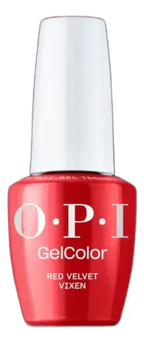 Opi Gel Color Red Velvet Vixen Semipermanente 15 Ml Rojo
