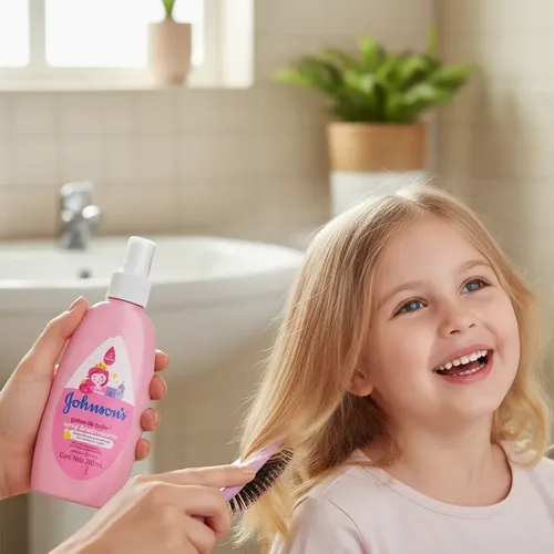 Johnsons Spray Desenredante Gotas De Brillo X 200ml