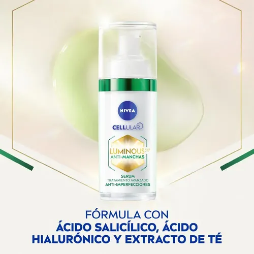 Serúm Nivea Luminous Anti Manchas Anti Acné X 30 Ml